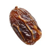 AI generated a date fruit isolated on a transparent background, PNG