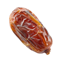 AI generated a date fruit isolated on a transparent background, PNG