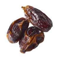 AI generated dates fruit isolated on a transparent background, PNG