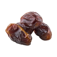 AI generated dates fruit isolated on a transparent background, PNG