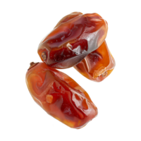 AI generated dates fruit isolated on a transparent background, PNG