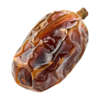 AI generated a date fruit isolated on a transparent background, PNG