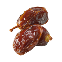 AI generated dates fruit isolated on a transparent background, PNG