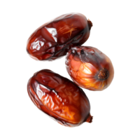 AI generated dates fruit isolated on a transparent background, PNG