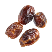 AI generated dates fruit isolated on a transparent background, PNG