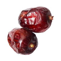 AI generated dates fruit isolated on a transparent background, PNG