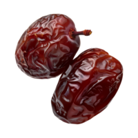 AI generated dates fruit isolated on a transparent background, PNG