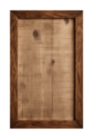 ai generado un rectangular de madera letrero, lámina, tablón, marco aislado en un transparente fondo, png