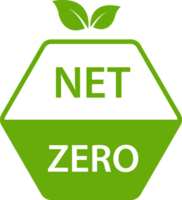 net zero carbon footprint icon emissions free no atmosphere pollution CO2 neutral stamp for graphic design, logo, website, social media, mobile app, UI png