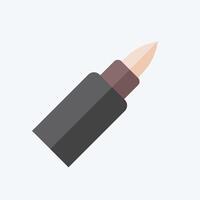 Icon Bullet. related to Military And Army symbol. flat style. simple design illustration vector