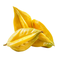 AI generated Carambola isolated on transparent background png