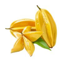 ai gerado carambola isolado em transparente fundo png