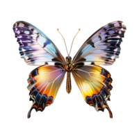 ai generiert Magie Schmetterling isoliert auf transparent Hintergrund png