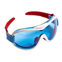 AI generated Winter sport glasses png isolated on transparent background