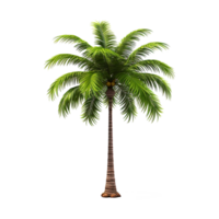 ai gegenereerd palm boom geïsoleerd Aan transparant achtergrond PNG