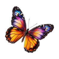AI generated Magic butterfly isolated on transparent background png