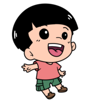 Cartoon Kid Boy Amazed Free PNG