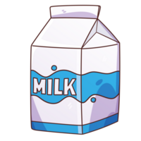 frukost måltid objekt mjölk dryck klämma konst tecknad serie isolerat png