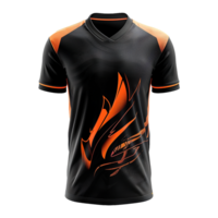 ai gegenereerd esports Jersey geïsoleerd Aan transparant achtergrond png