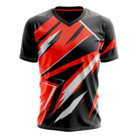 AI generated Esports jersey isolated on transparent background png