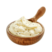 AI generated Tasty bechamel sauce isolated on transparent background png