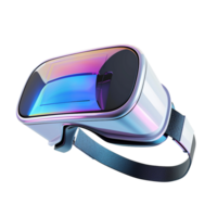 3d virtual reality glasses metaverse technology png isolated on transparent background