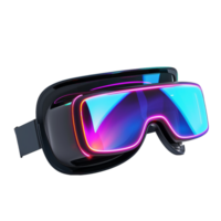3d virtual reality glasses metaverse technology png isolated on transparent background