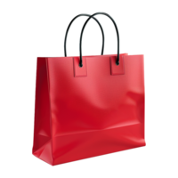 AI generated Shopping bag isolated on transparent background png