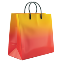 AI generated Shopping bag isolated on transparent background png