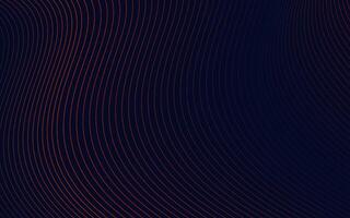 Abstract technology with dynamic wavy lines vector