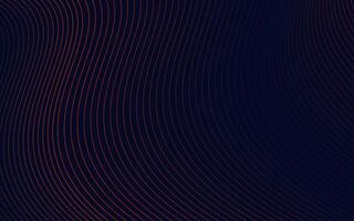 Abstract technology with dynamic wavy lines vector