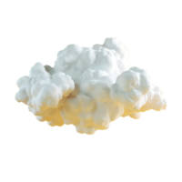 AI generated Cloud png isolated on transparent background