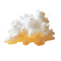 AI generated Cloud png isolated on transparent background