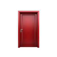 AI generated Exit door png isolated on transparent background