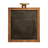 AI generated Chalkboard blackboard sign png isolated on transparent background