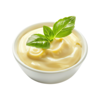 AI generated Tasty bechamel sauce isolated on transparent background png