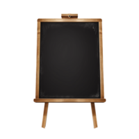 AI generated Chalkboard blackboard sign png isolated on transparent background