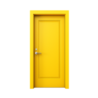 AI generated Exit door png isolated on transparent background