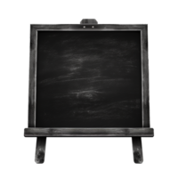 AI generated Chalkboard blackboard sign png isolated on transparent background