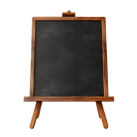 AI generated Chalkboard blackboard sign png isolated on transparent background