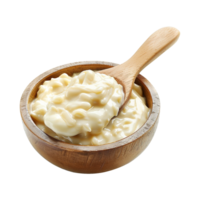 ai gegenereerd smakelijk bechamel saus geïsoleerd Aan transparant achtergrond PNG