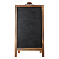 AI generated Chalkboard blackboard sign png isolated on transparent background