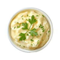 AI generated Tasty bechamel sauce isolated on transparent background png