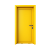 AI generated Exit door png isolated on transparent background