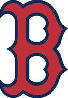 logo de el bostón rojo sox mayor liga béisbol equipo vector