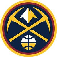 logo de el denver pepitas baloncesto equipo vector