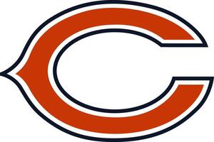 The logo of the Chicago Bears American football team of the National Football League vector