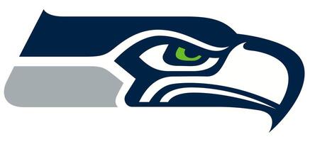 The logo of the Seattle Seahawks American football team of the National Football League vector