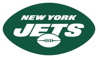 The logo of the New York Jets American football team of the National Football League vector