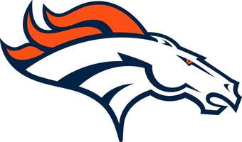 el logo de el denver broncos americano fútbol americano equipo de el nacional fútbol americano liga vector